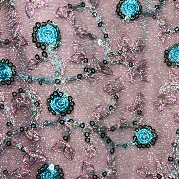 Revolution Dancewear Girls’ Fairy Tutu Costume Pink, Teal & Green Glitter Size L - Picture 8 of 13